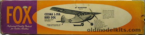 Fox Cessna L-19a Bird Dog, 4-1 plastic model kit